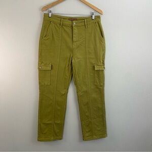 Judy Blue Garment Dyed High Rise Cargo Moss Green Jeans Women’s 11/30